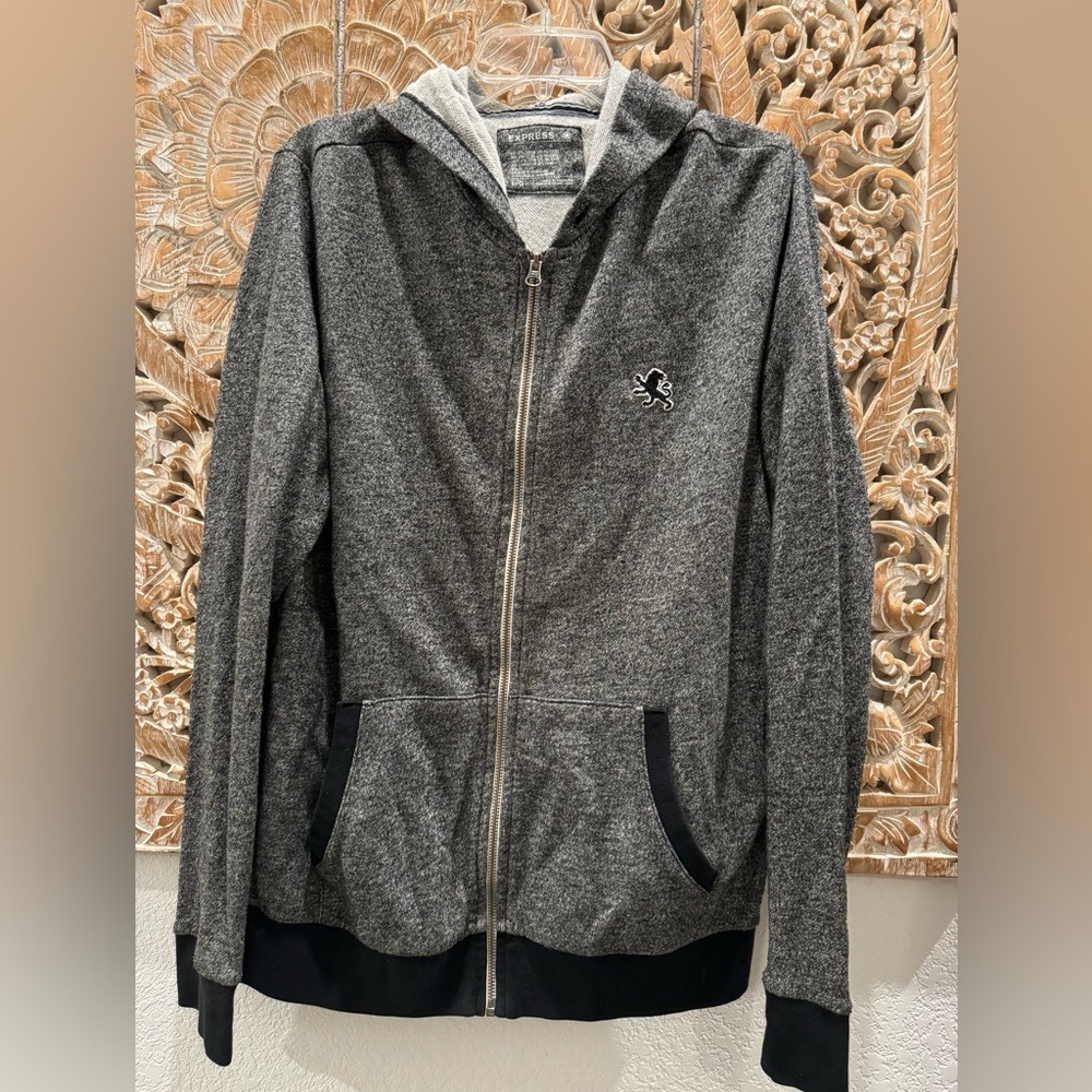 Express Men’s Zip-up Hoodie Jacket- size L